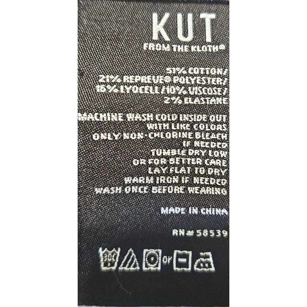 Kut From The Kloth Skinny Distressed Denim Jeans Women's Size 2 - Picture 5 of 6